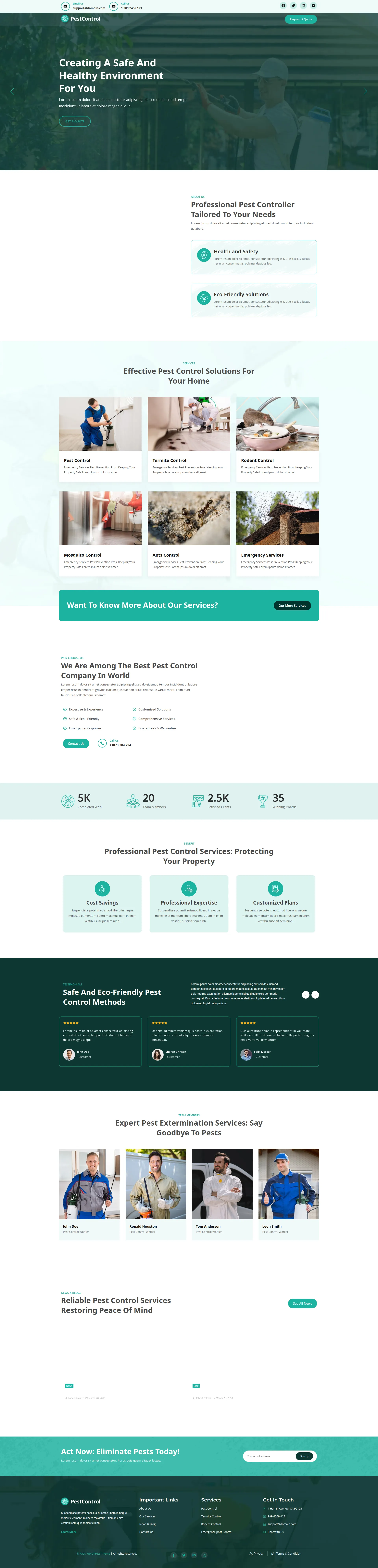 BugShield Exterminators Preview