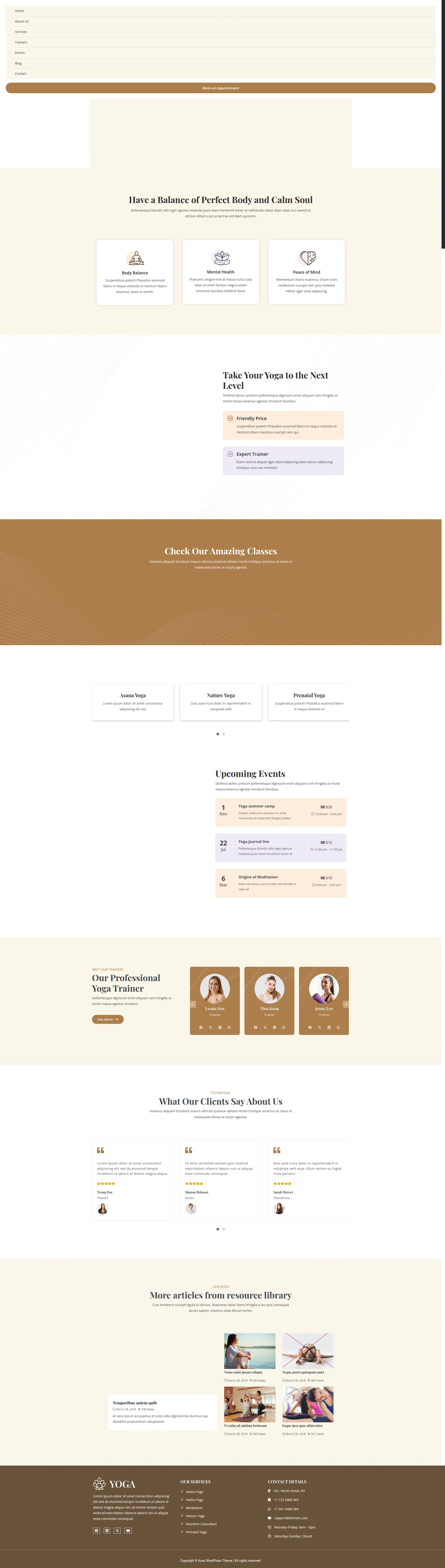 ZenFlow Yoga Studio Preview