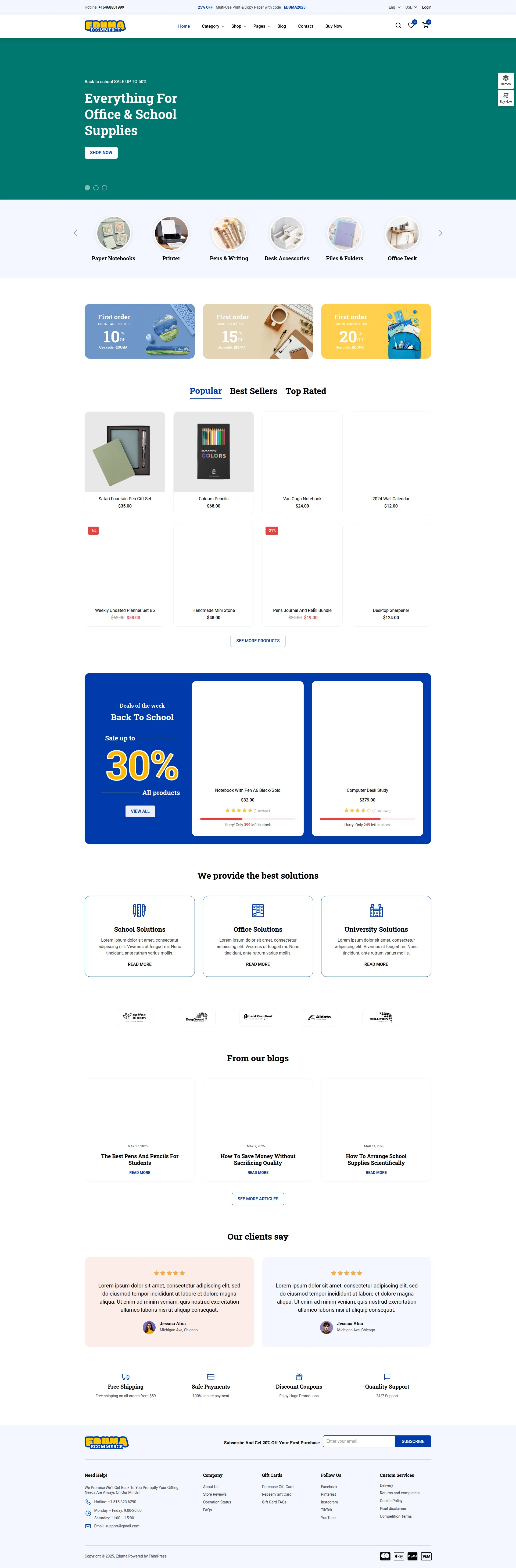 EduStore Commerce Preview