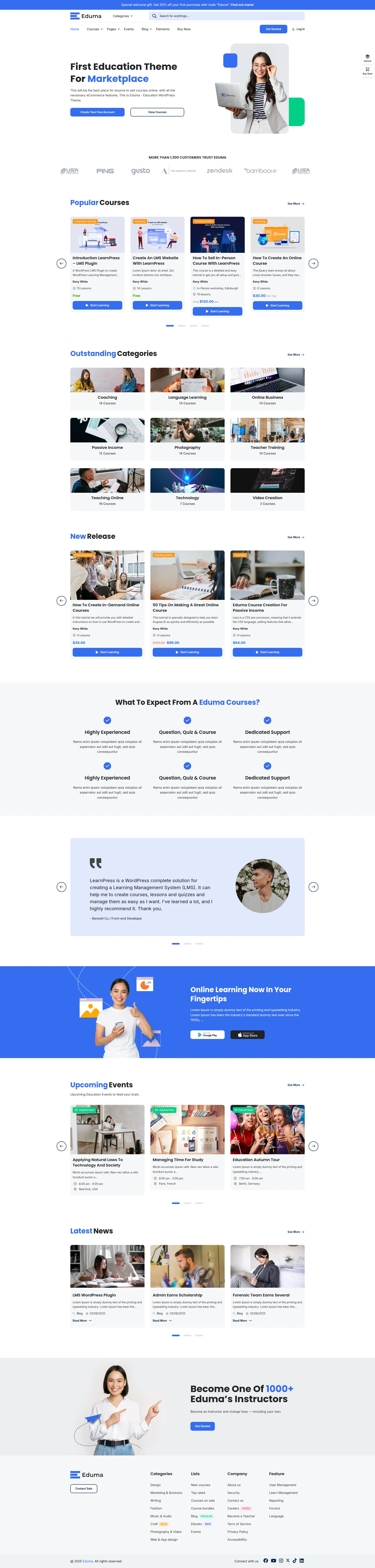 CourseHub Marketplace Preview