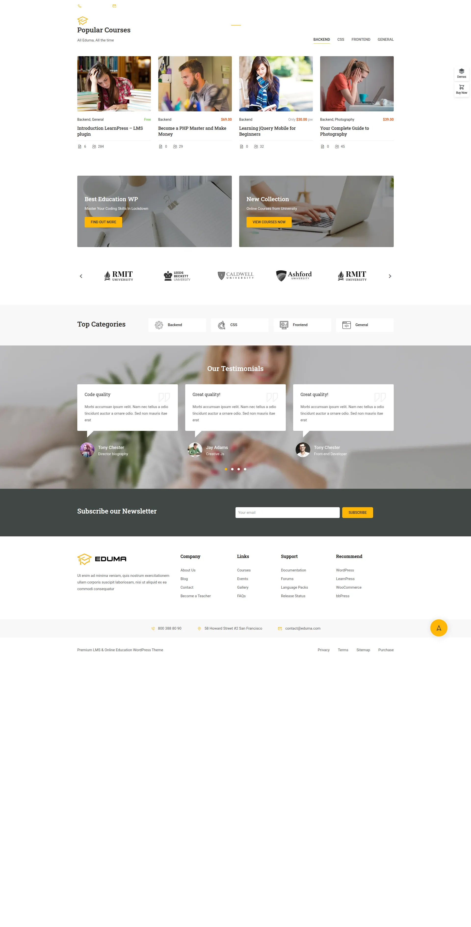 TutorLMS Academy Preview