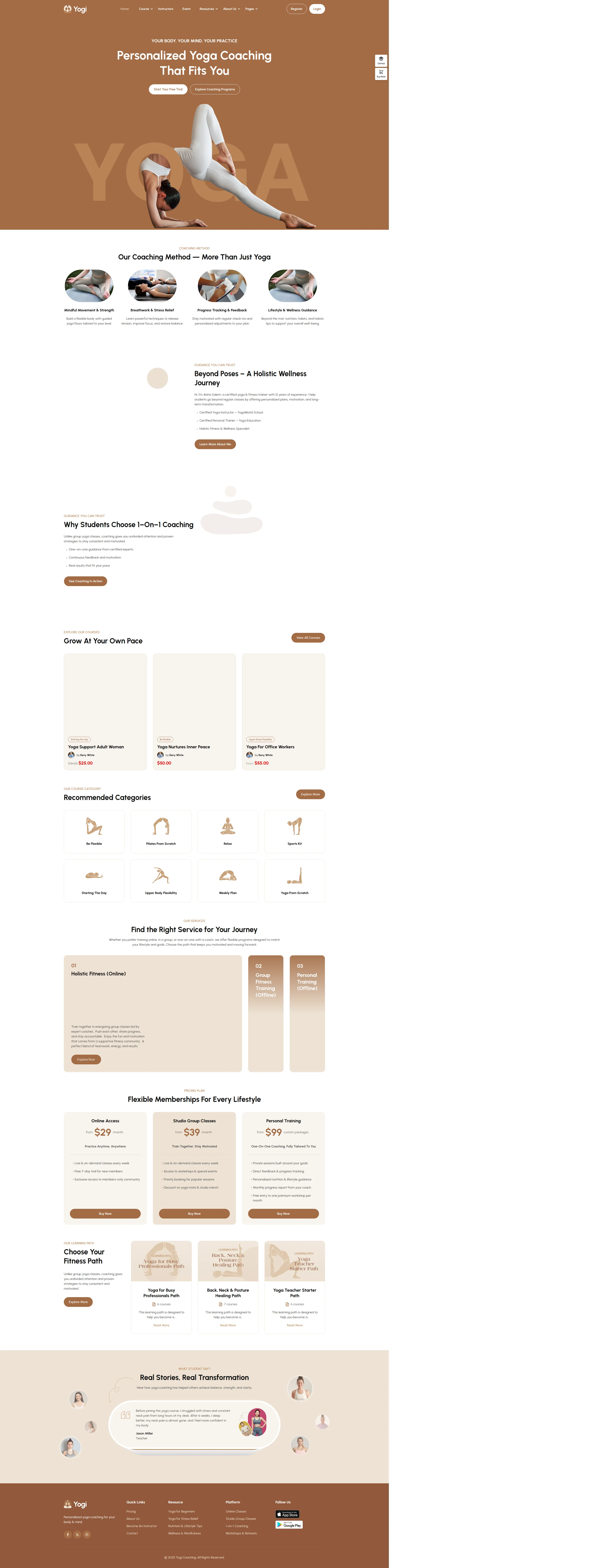 ZenFlow Yoga School Preview