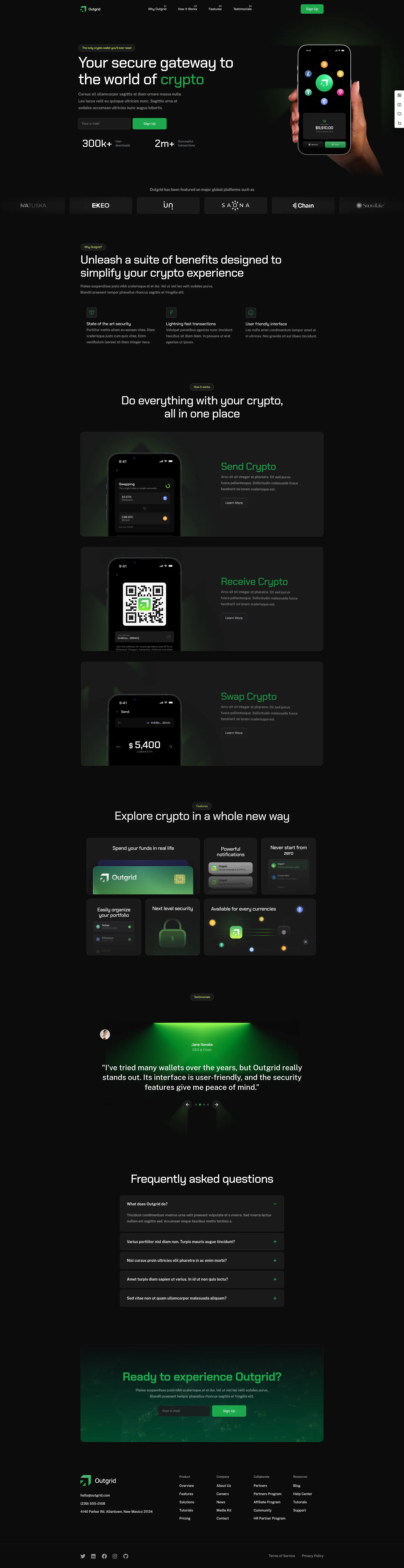SafeKeep Crypto Wallet Preview