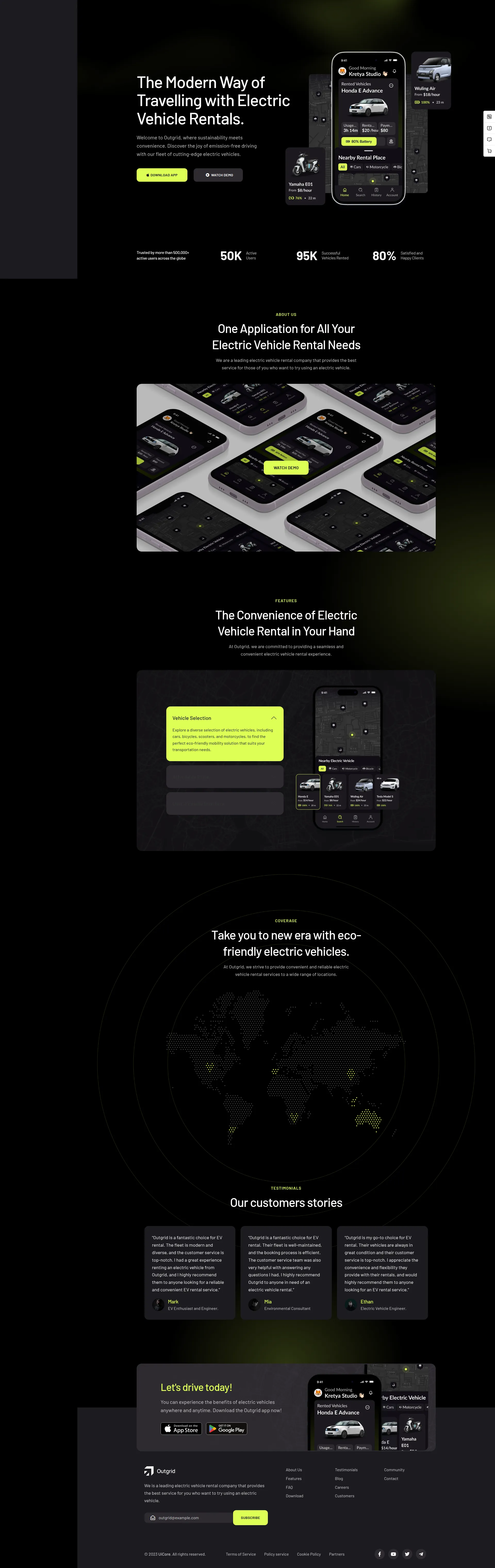 GreenWheel EV Rental Preview