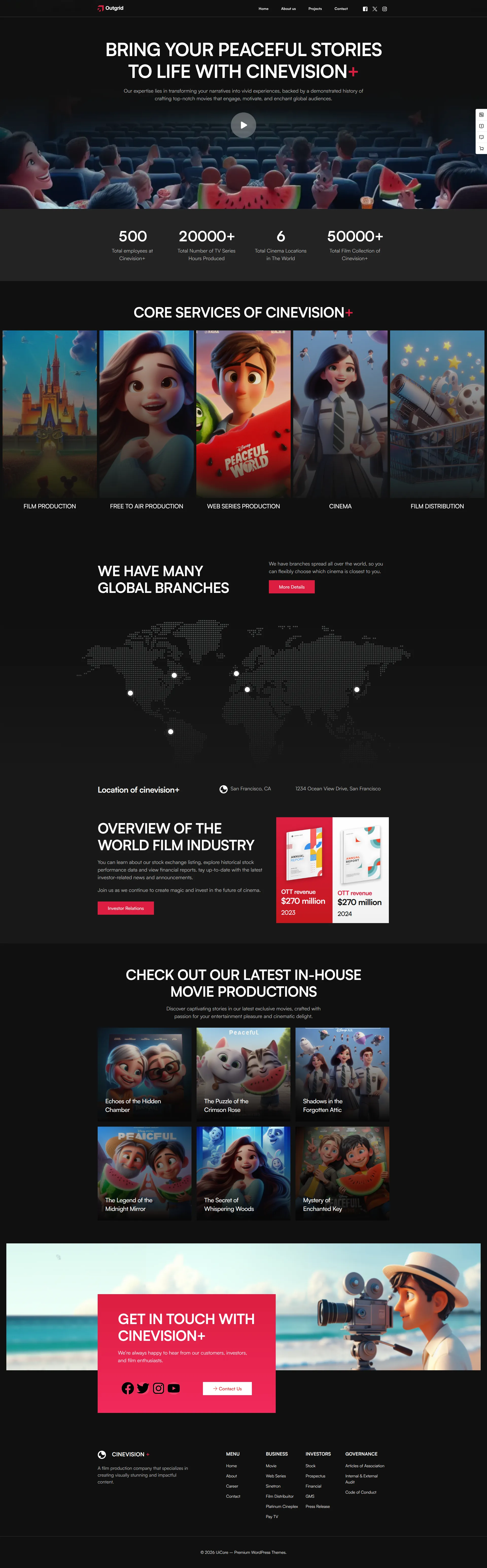 CineCraft Film Production Preview