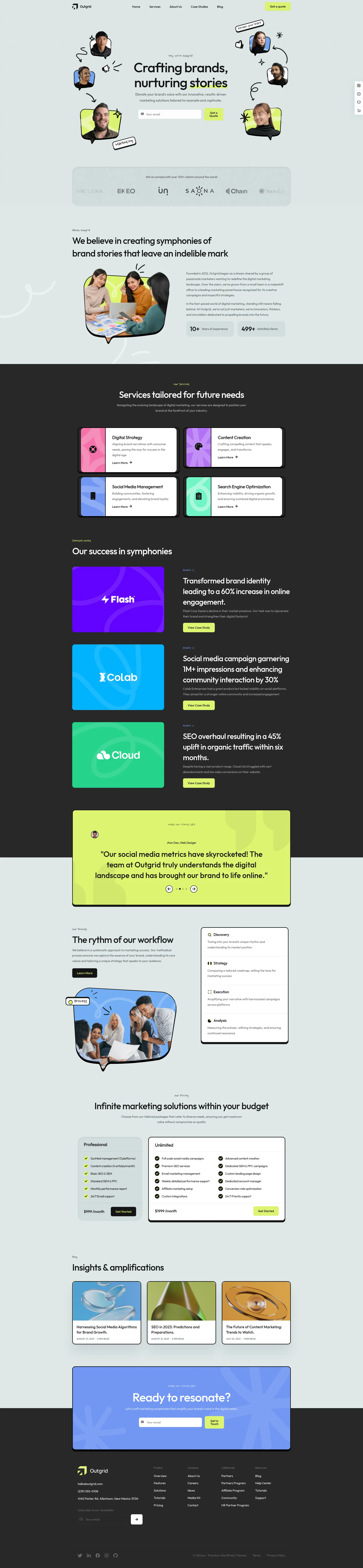 Amplify Marketing Agency Preview