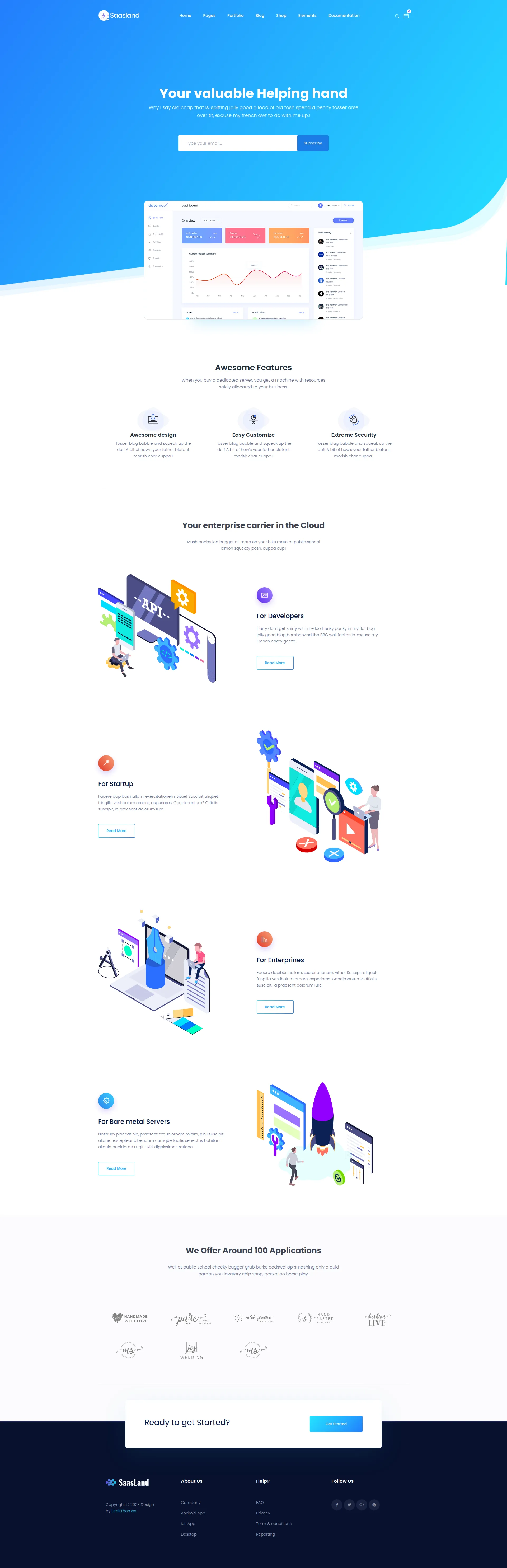 ElementSaaS Classic Preview