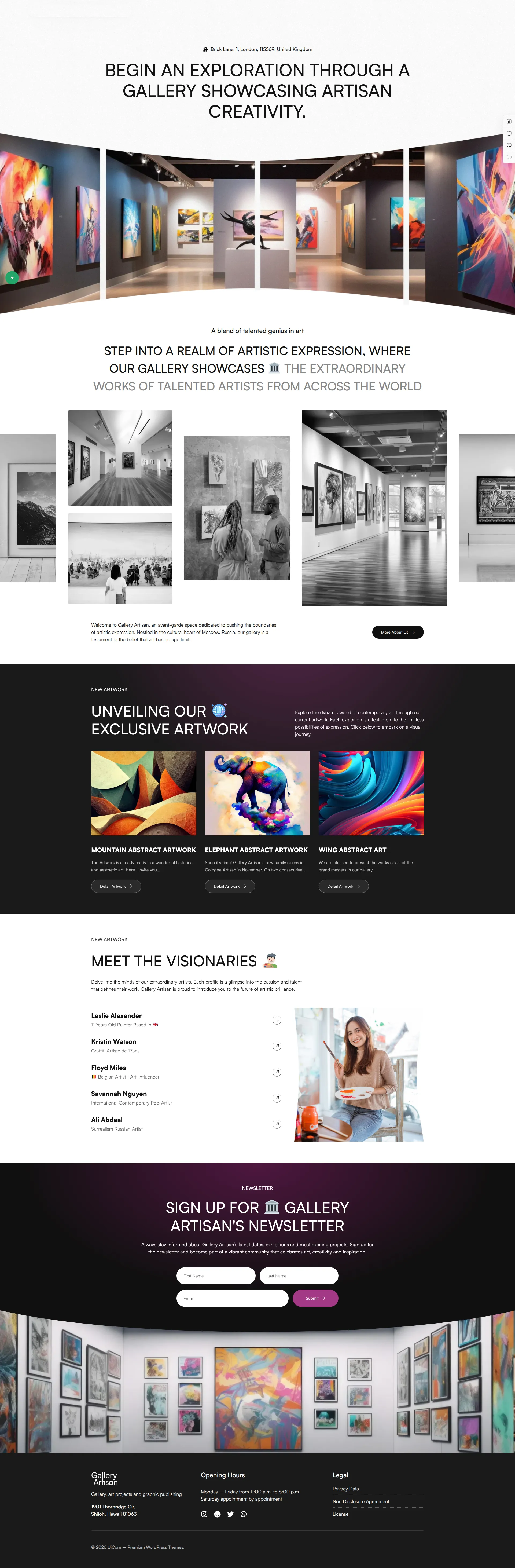 Gallery Artisan Preview